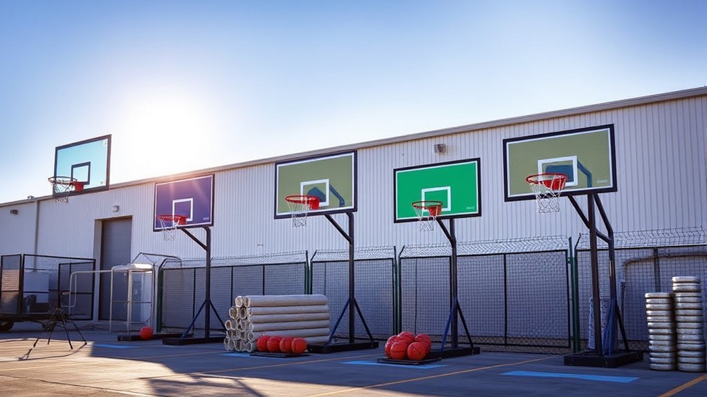 heavy duty basketball equipment hoodi