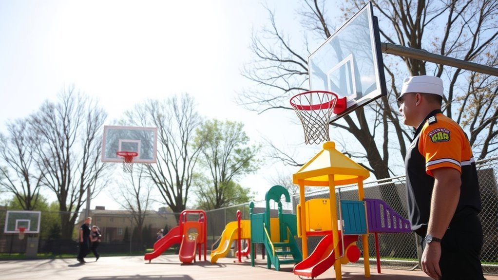 heavy duty basketball posts boards