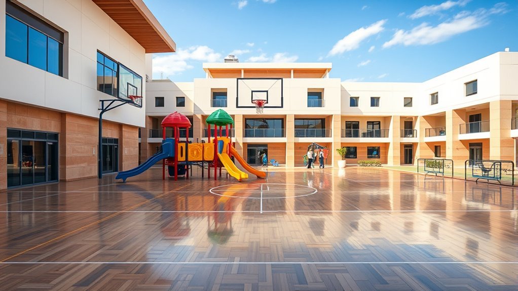 heavy duty basketball systems and coatings