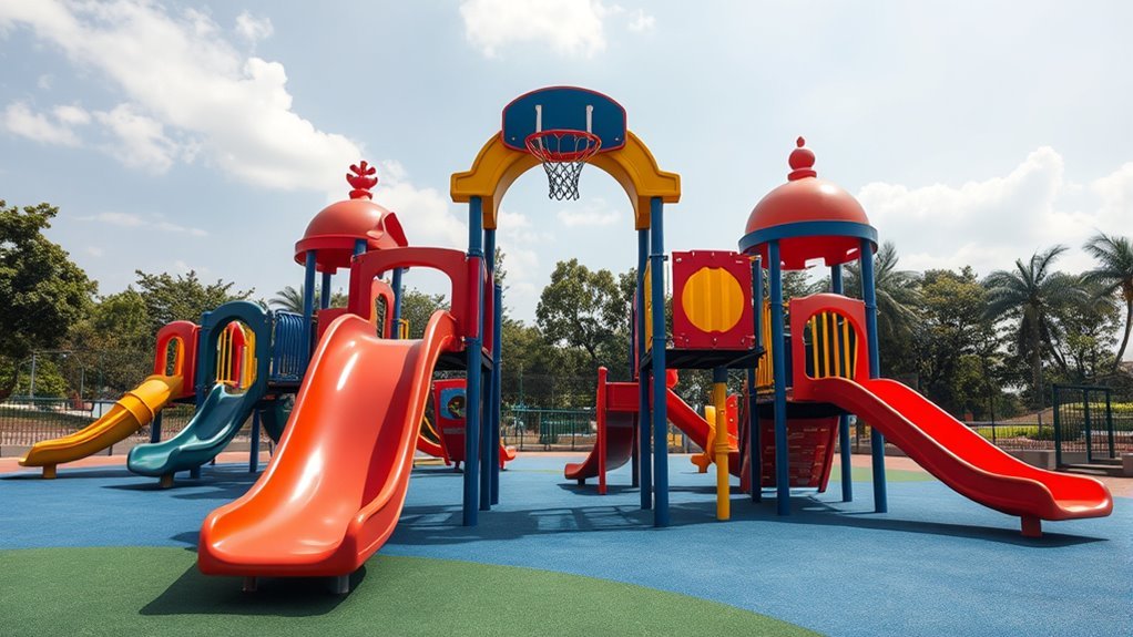 heavy duty corrosion resistant basketball infrastructure