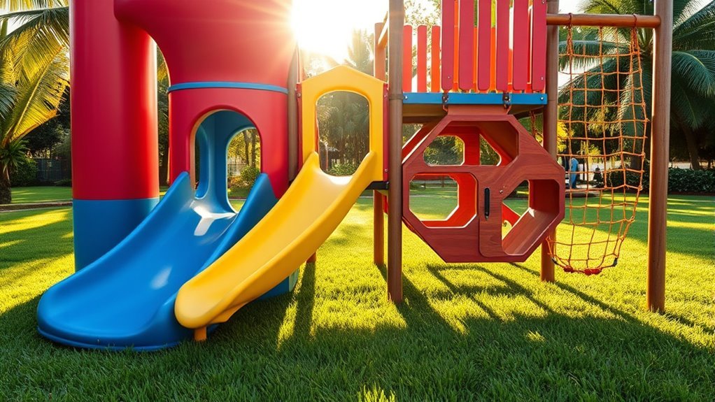integrated versatile multi play structures