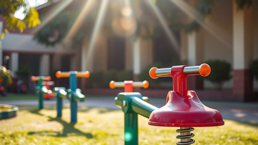 joyful developmental playground equipment
