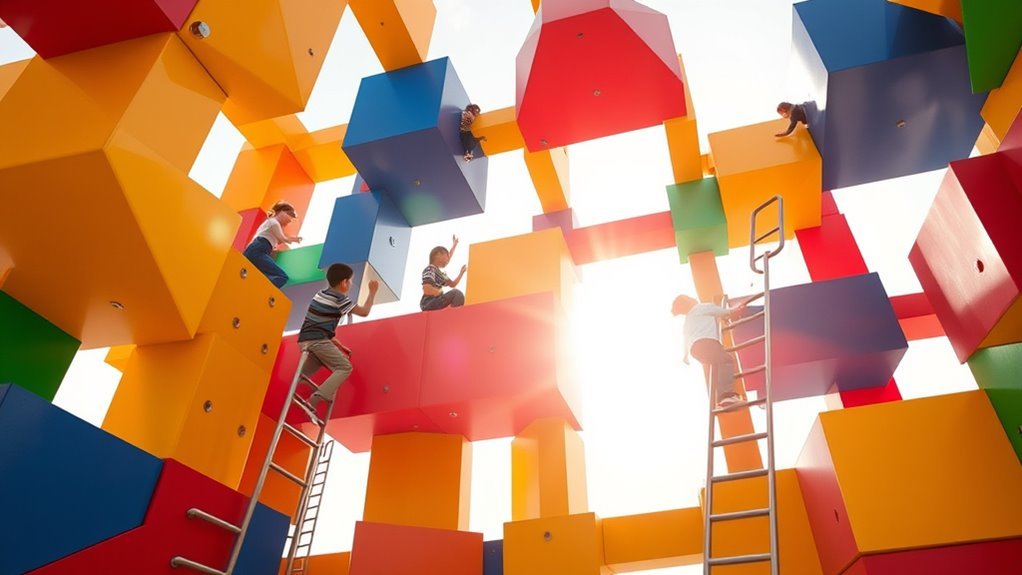 modular climbers fostering collaboration