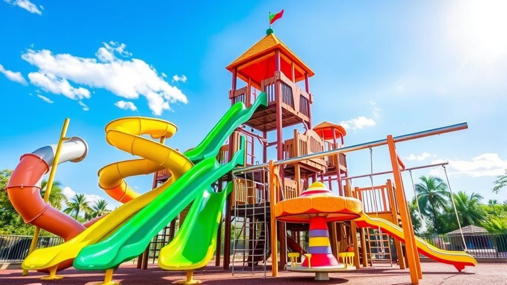 modular multi activity play structures