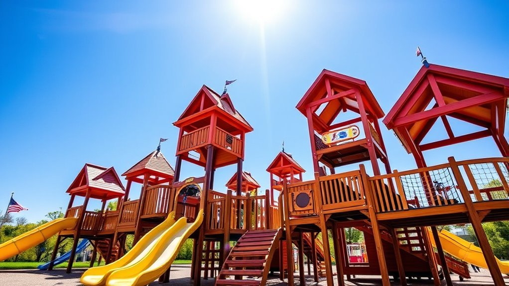 modular multi event play structures