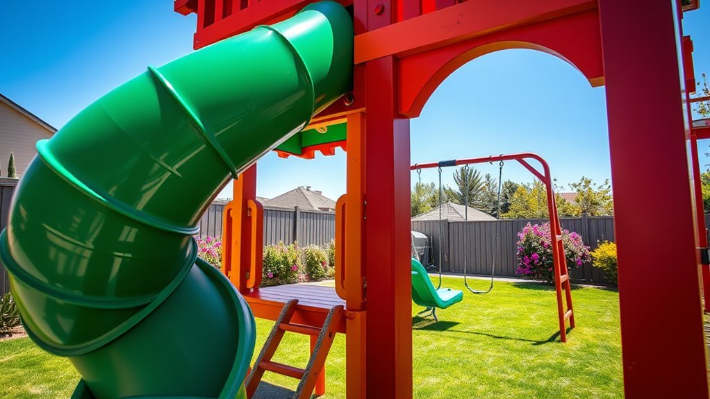 rainbow backyard play sets durable expandable