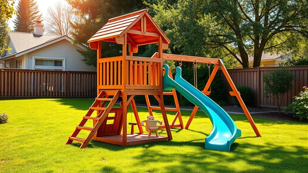 residential backyard play sets