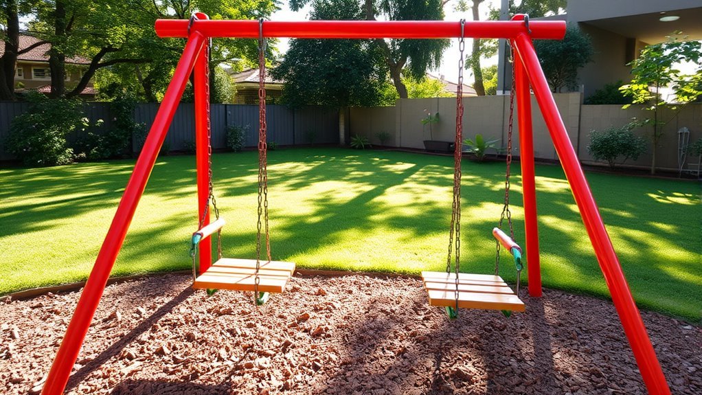 safe children swing installation