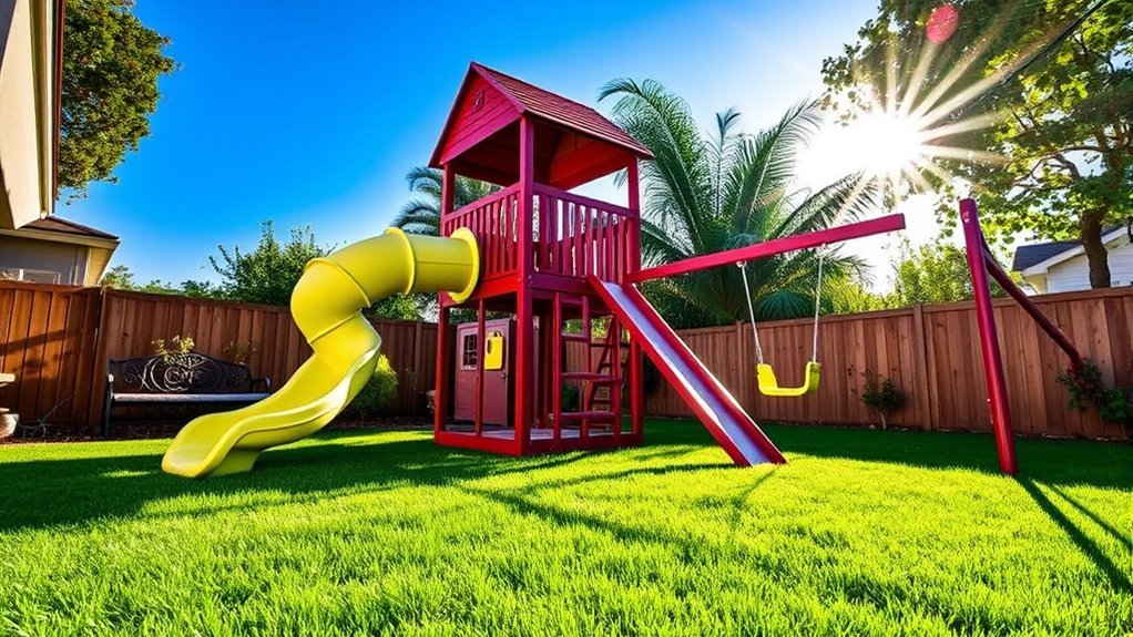 safe durable backyard playzones