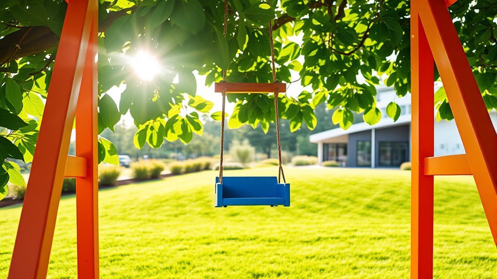 safe engaging swing installation