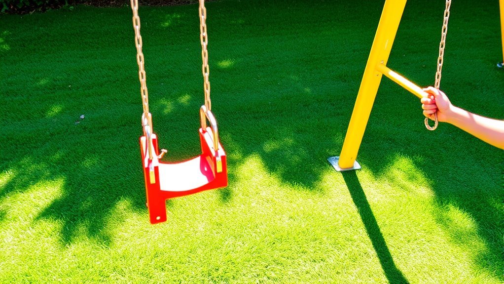 safe structurally sound swing installation