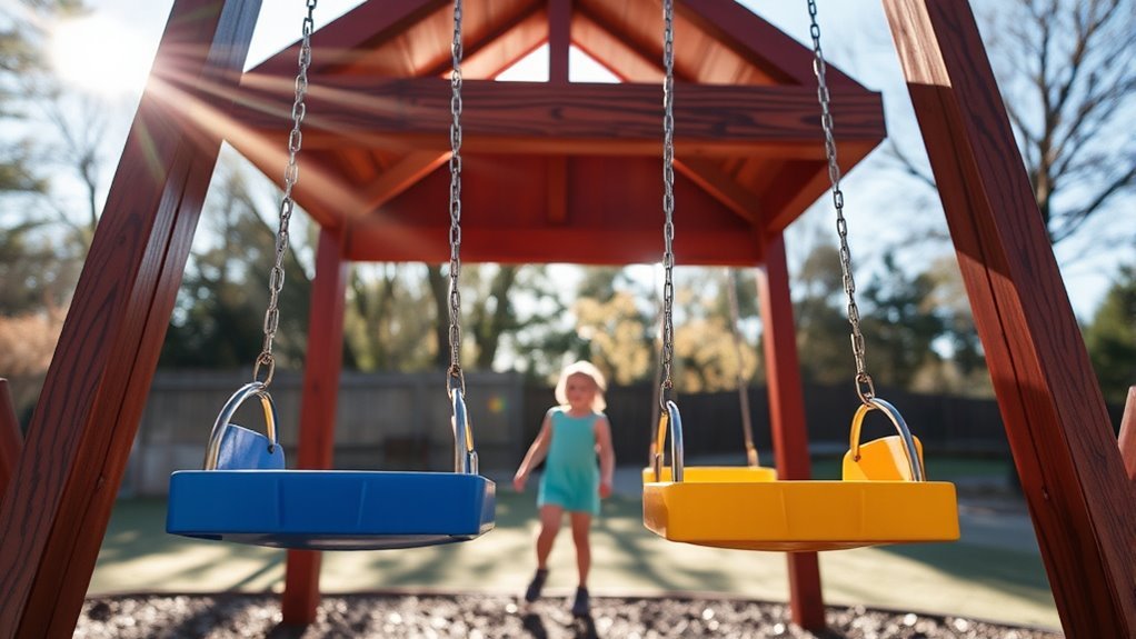 safe swing installation child development