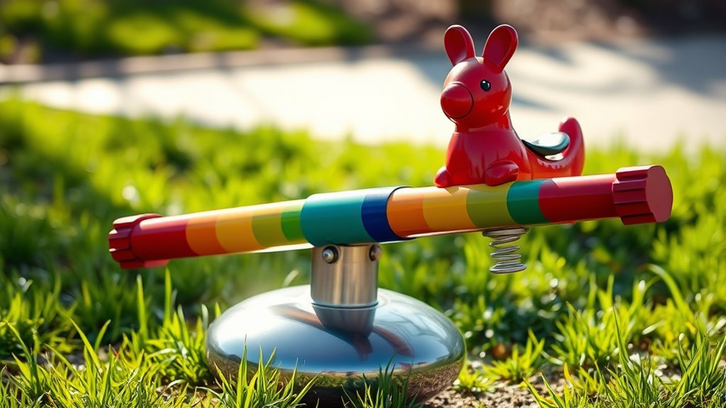 seesaws spring riders balance core