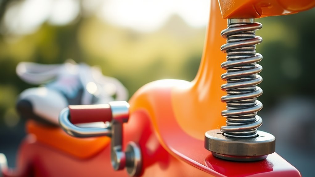 seesaws spring riders develop skills