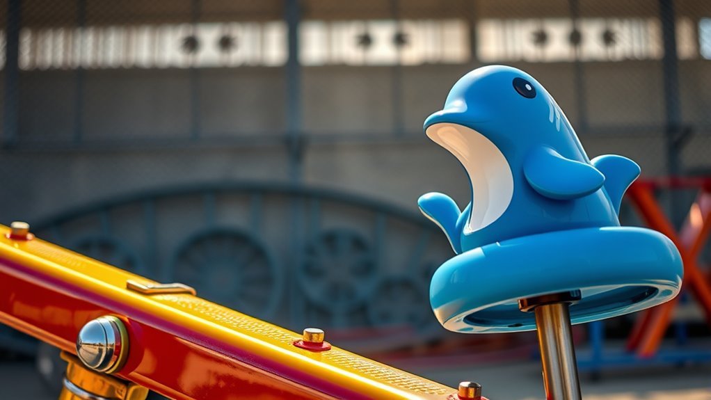 seesaws spring riders playground fun