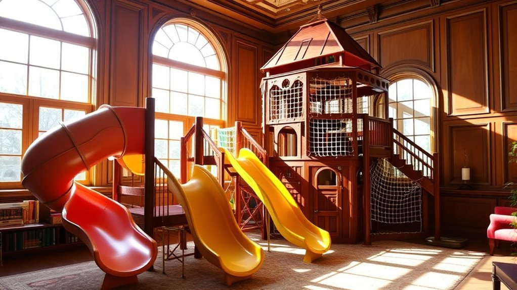 space saving integrated play systems