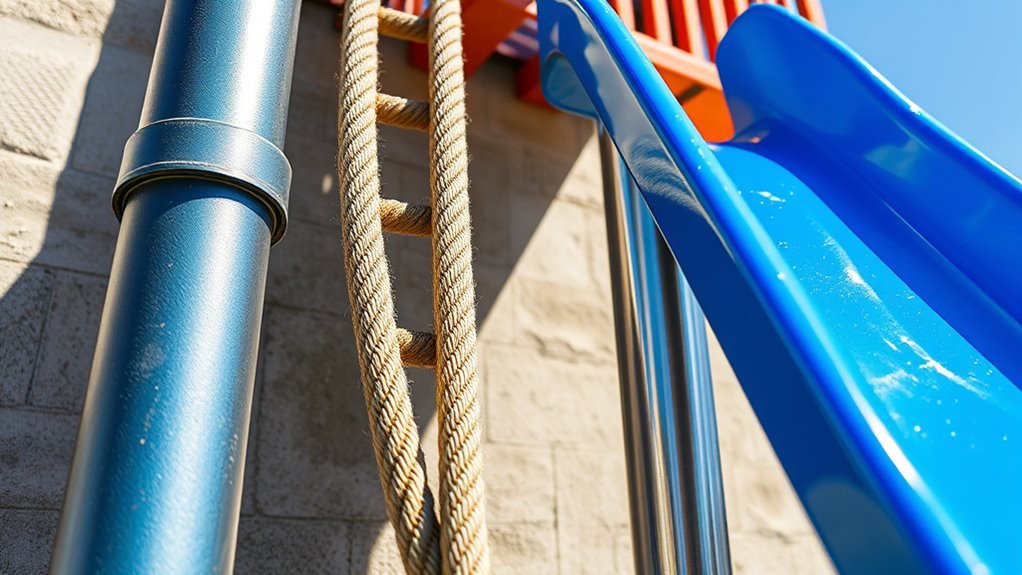 strong weather resistant play posts