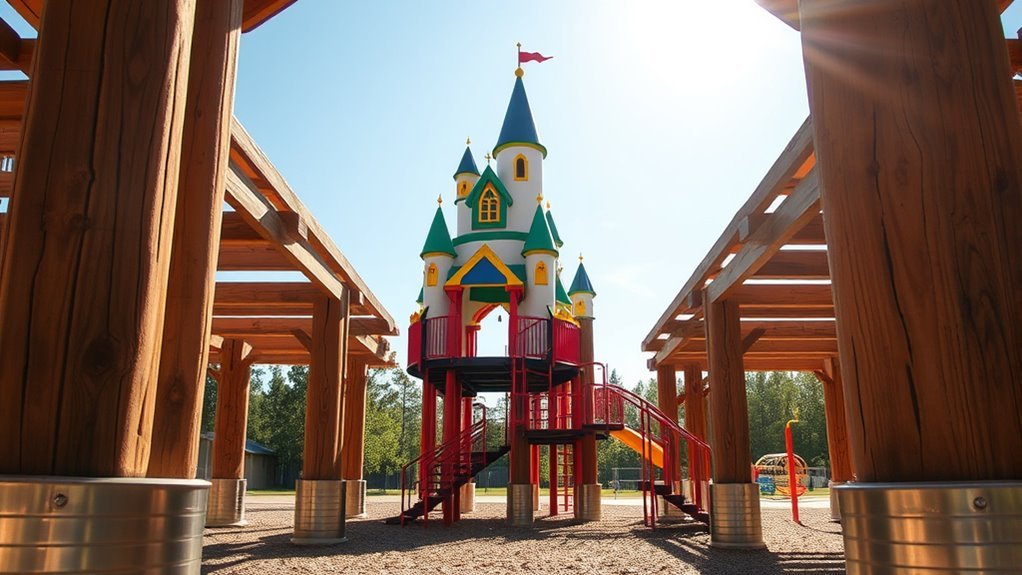 structural backbone playground safety