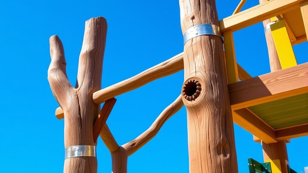 sturdy steel weatherproofed anchoring