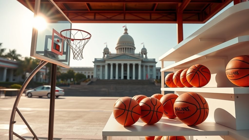 vidhana soudha basketball equipment