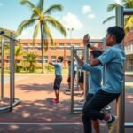 outdoor fitness equipment transforms bangalore high school pe