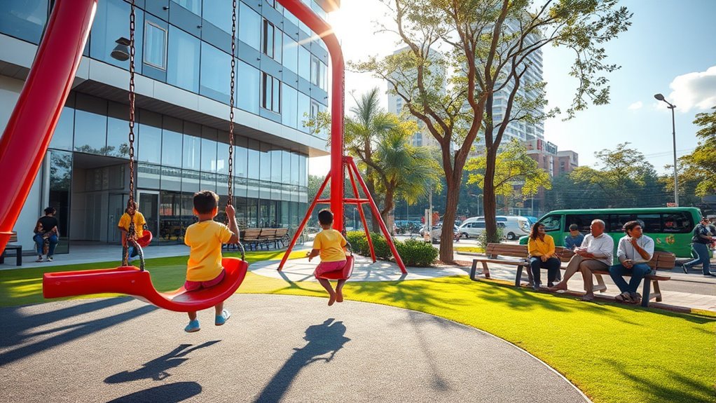 safety focused modular outdoor play drives enrollment