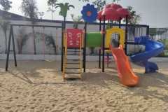 Transform your empty space into a fun zone! At Rainbow Play, we manufacture world-class, durable, and safe outdoor play equipment in Bangalore. Whether it's for a school, apartment complex, or public park, our ISO-certified designs are built to last.