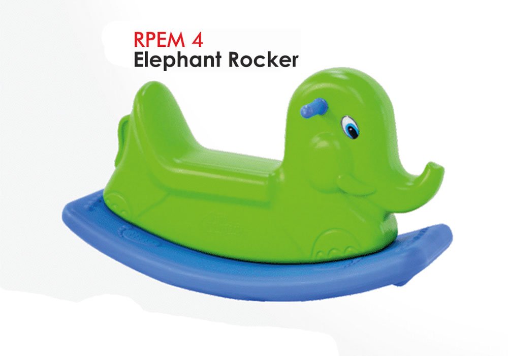Elephant Themed Rocker for Toddlers with Sturdy...