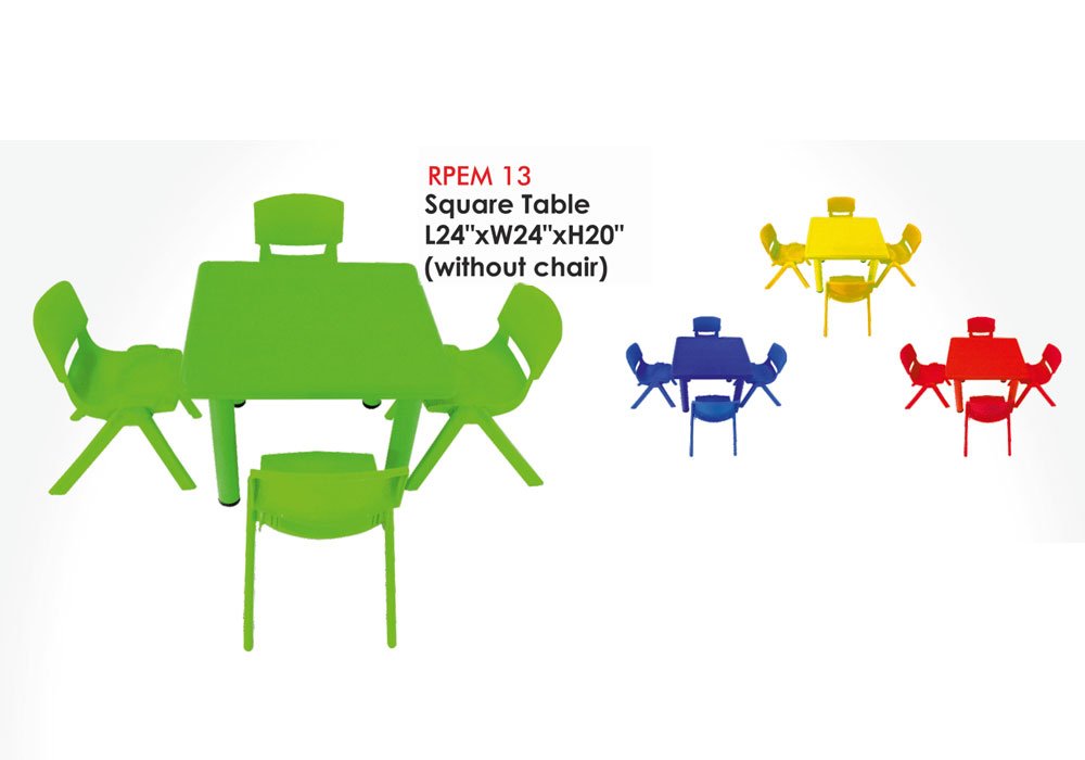 Premium Child-Safe Plastic Activity Table for A...