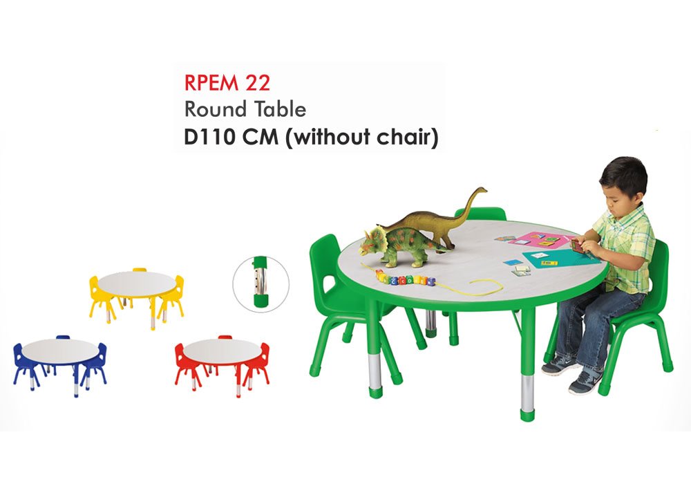 Adjustable Height Kids Table for Group Play and...