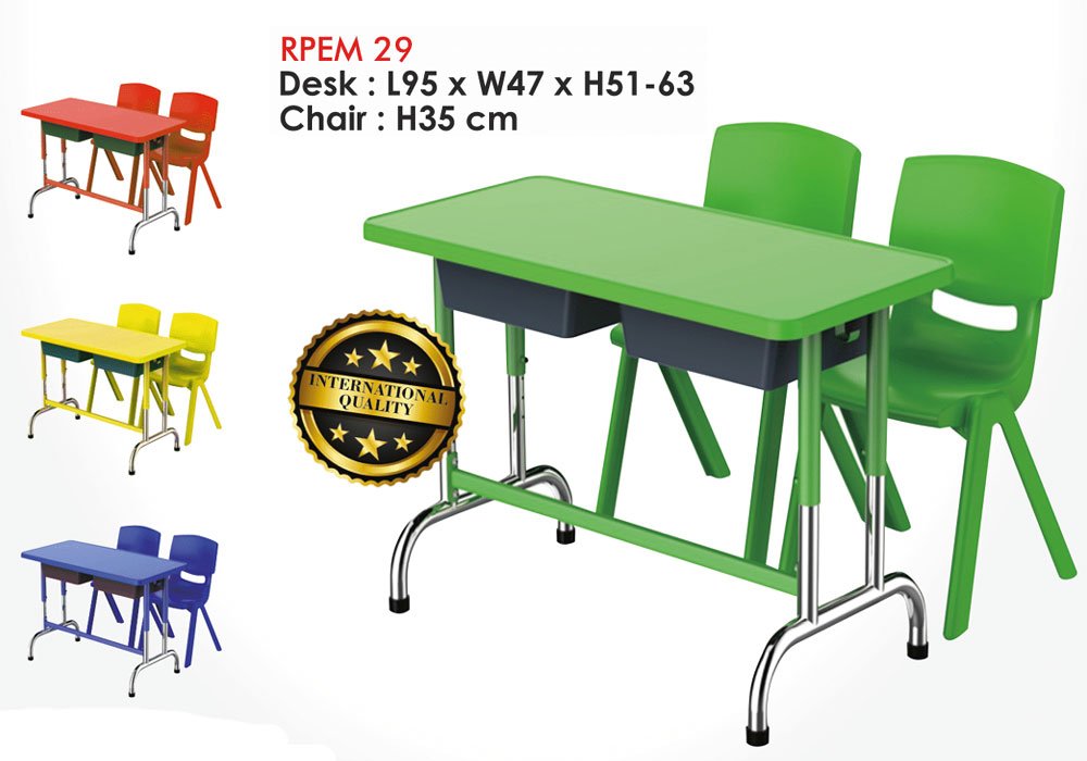 Adjustable Student Desk for Kids with Storage a...