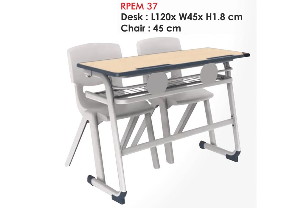 Double Seater Desk for Classroom Tuition Center...