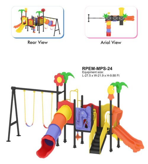 multi play station, kids playground set, outdoor play system, modular play station, school play equipment