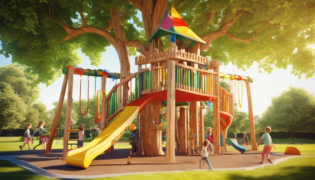 climbing frames enhance physical development
