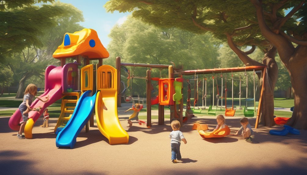 diverse play equipment options