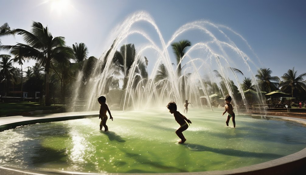 family friendly water features boosting stays