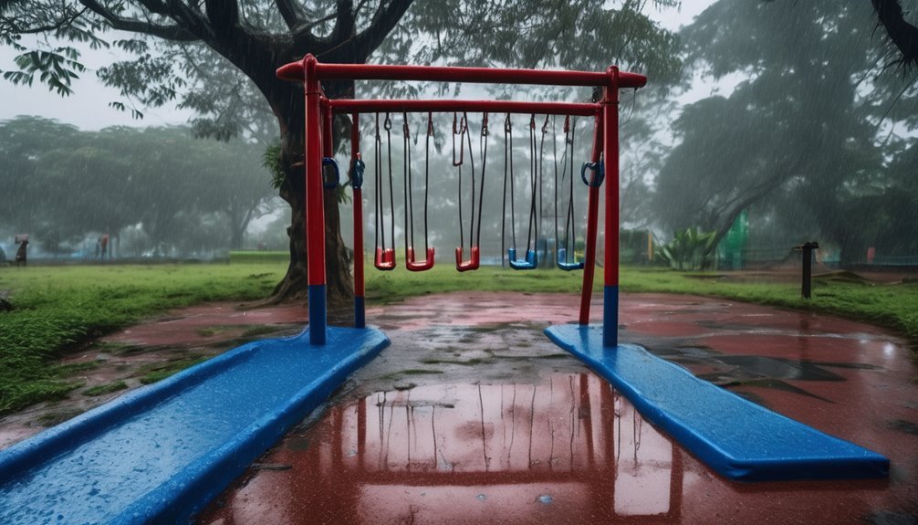 rainy day cleaning protocol moisture control air dry