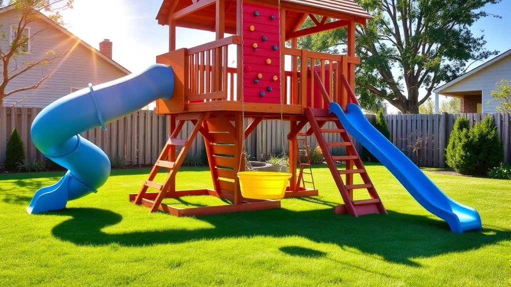 backyard play sets customized