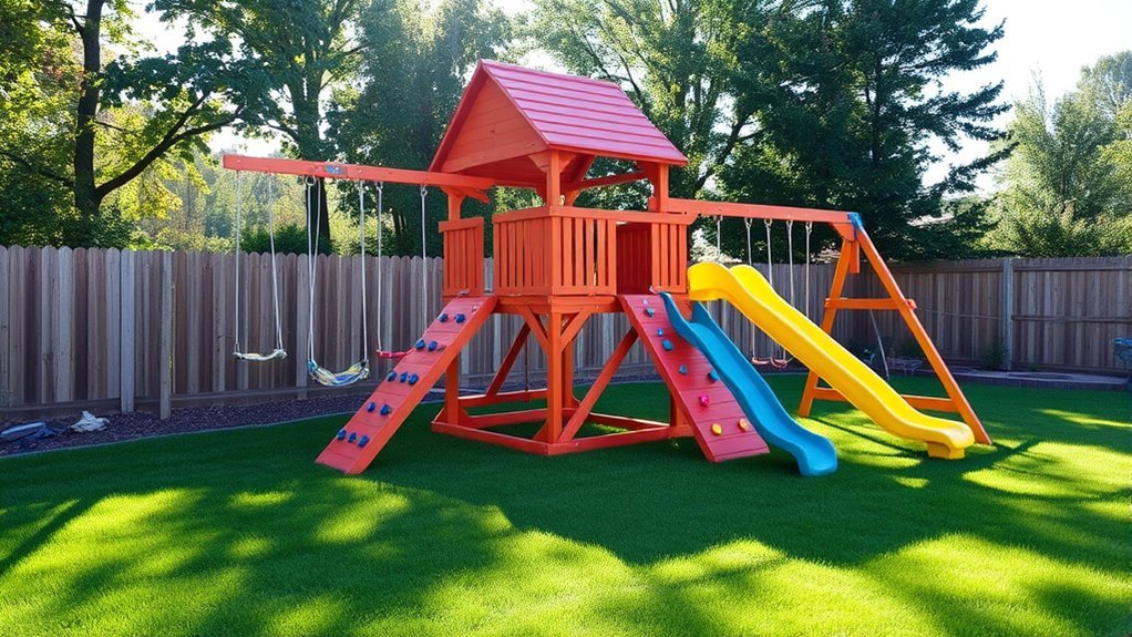 custom backyard play set durability