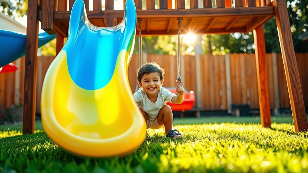 custom backyard play set safety