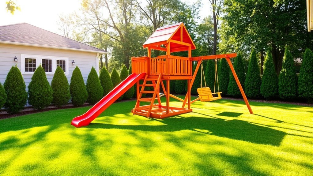 customizable backyard play structures