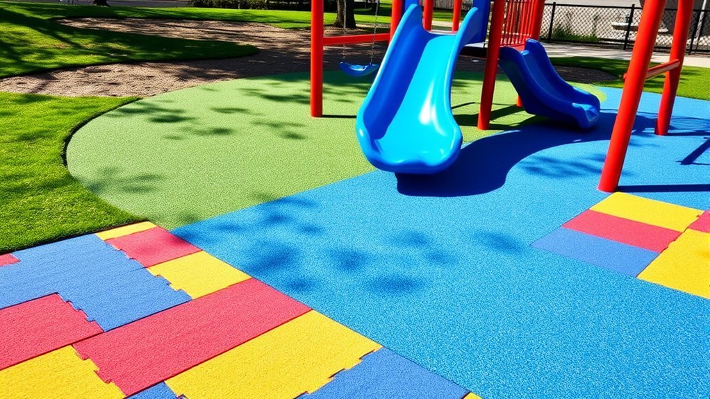 customized safe play area flooring