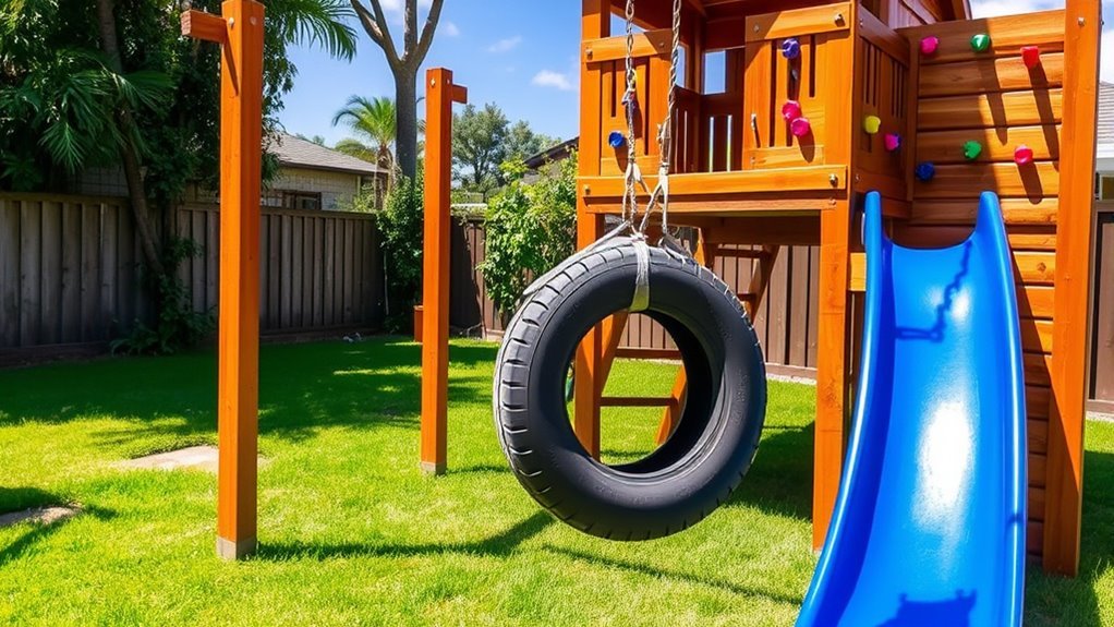 durable backyard play set design