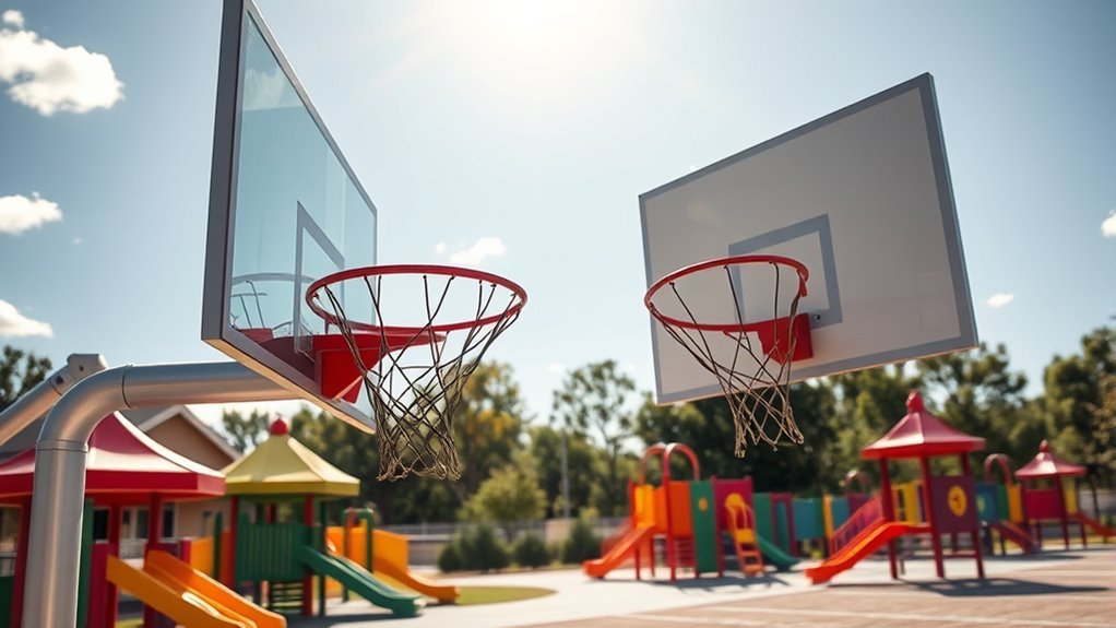 durable basketball hoops manufacturing
