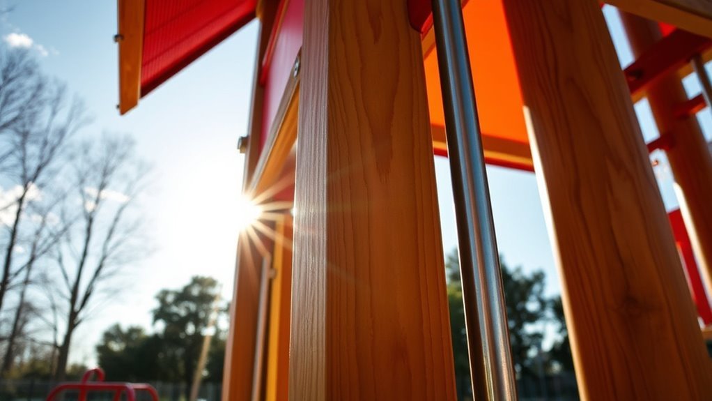 durable steel playroom support