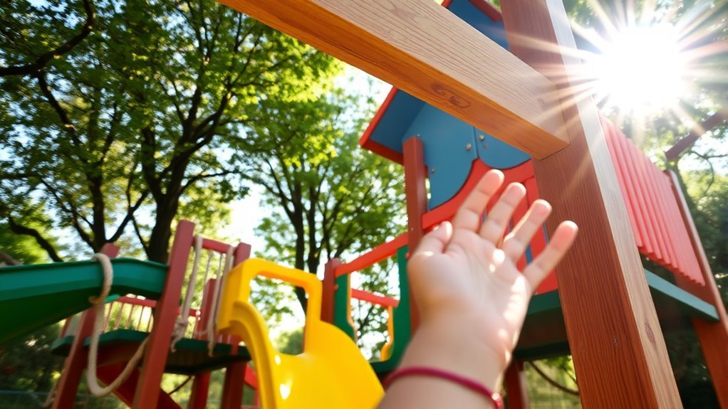 space saving multi play structures