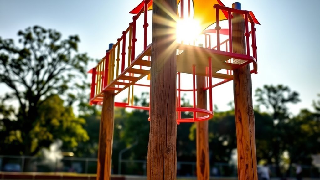 sturdy safe playground infrastructure