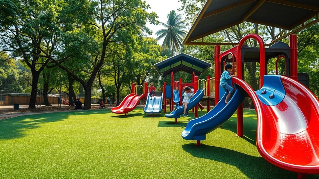 all weather inclusive playground equipment