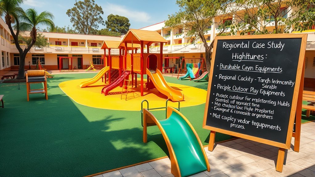 regional vendor evaluation for school playgrounds