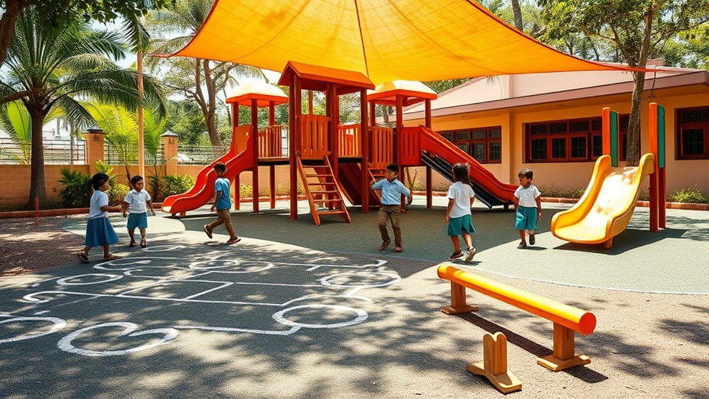 colorful collaborative playground design